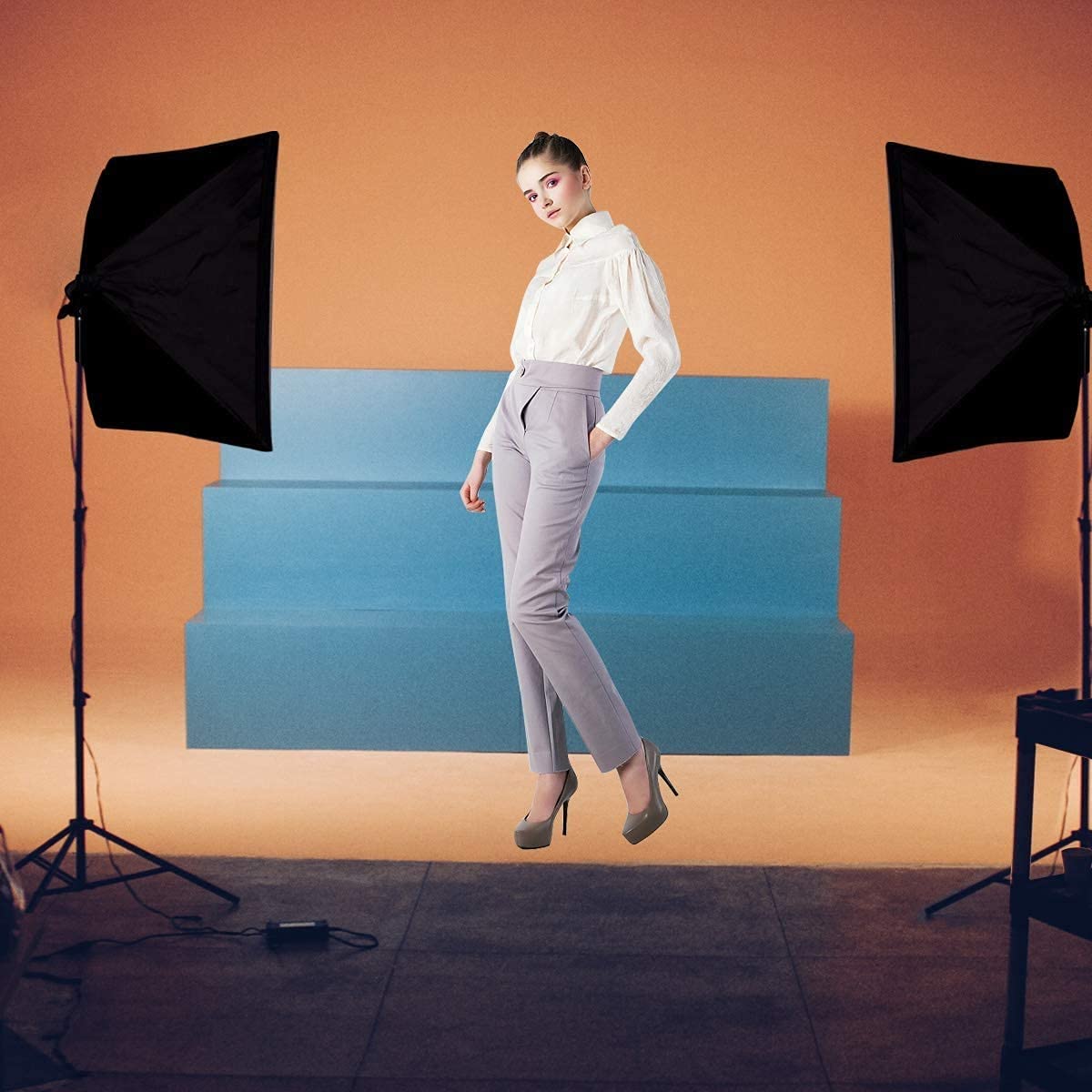 Amazon | ソフトボックス 撮影用ライト 写真撮影照明キット 撮影美肌